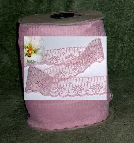 Full Roll Rose Lace Trim 450 Yards x 1-3/4" R104 ONLY .42 per YARD FREE SHIP