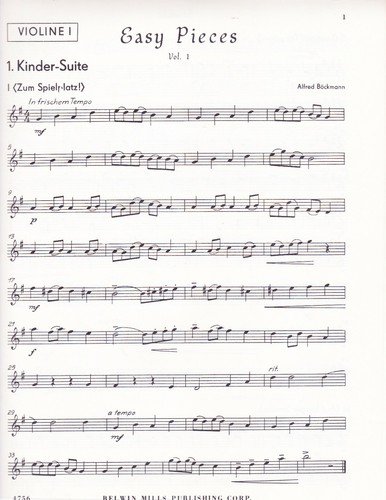 Piezas fáciles para tres violines, intermedios - Imagen 2 de 3