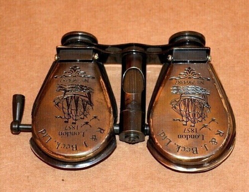 Brass Antique Monocular Binocular Telescope Vintage Nautical Spyglass Scope Gift - Picture 4 of 5