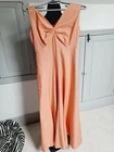 Antique bright salmon dress small size prom dress ref port size 34/36?