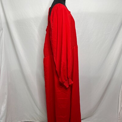 target red midi dress Casual Red Dress for Women