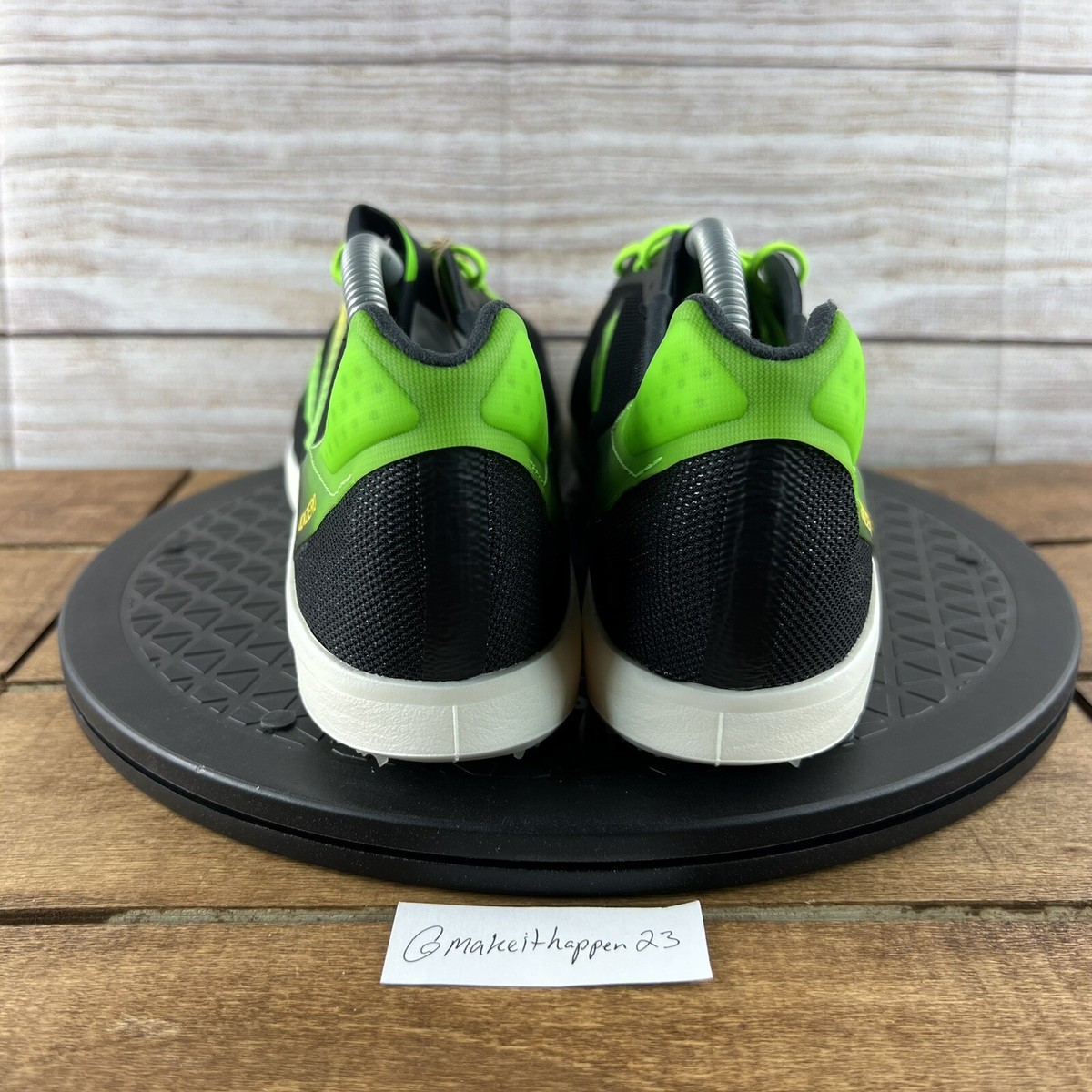 Adidas Adizero Avanti TYO Track & Field Shoes Black Green GY8418