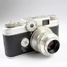 Argus C-Four 35mm Rangefinder Camera + 50mm f/2.8 Coated Cintar Lens