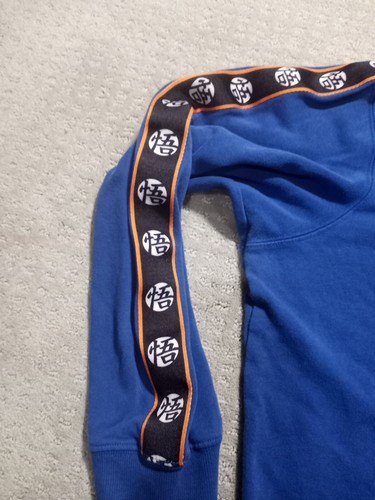 Vintage Dragon Ball Z Youth Boys Size Large Logo Faded Hoodie Sweatshirt Read - Picture 8 of 9