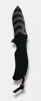 ZT Tiger Stripe Ken Onion Design Pocketknife
