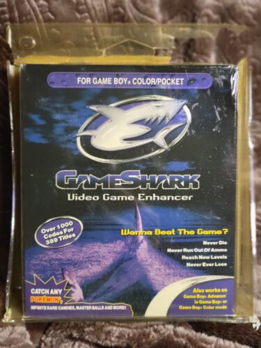 NEW SEALED GameShark Video Game Enhancer Nintendo GameBoy Color Advance Pocket - Afbeelding 1 van 4