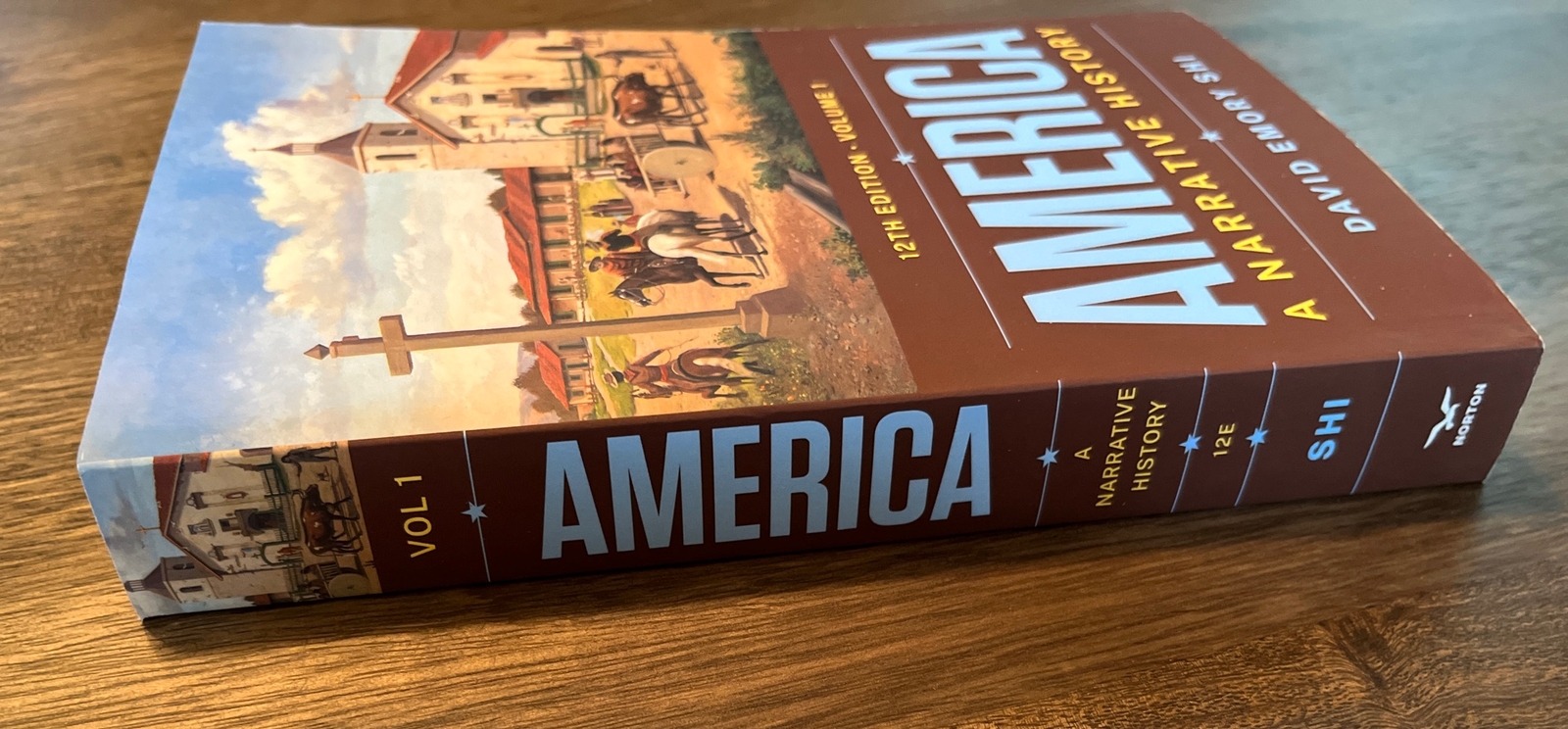 America : A Narrative History (Volume 1) by David E. Shi (2022, Trade