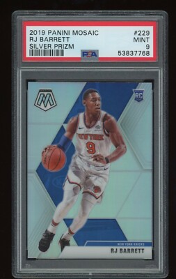 2019 Panini Mosaic Card #229 RJ R.J Barrett Rookie Silver Prizm 