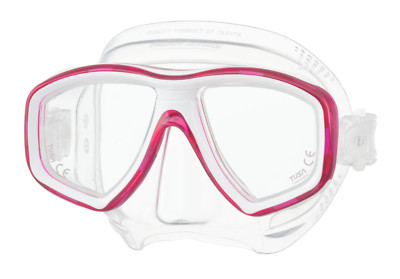 Tusa Freedom Ceos Mask Scuba Diving, FreeDiving, Snorkeling Pink M-212-BP