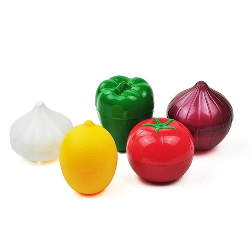 Kitchen Refrigerator Vegetable Fruits Crisper Containers Storage Box Garlic - Picture 2 of 4