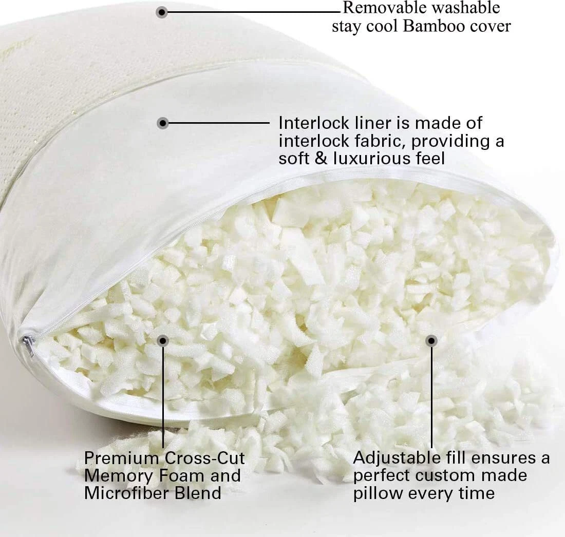 What's inside a bamboo pillow cheap