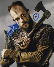 Gustaf Skarsgard signed autograph 20x25cm Vikings in person autograph COA