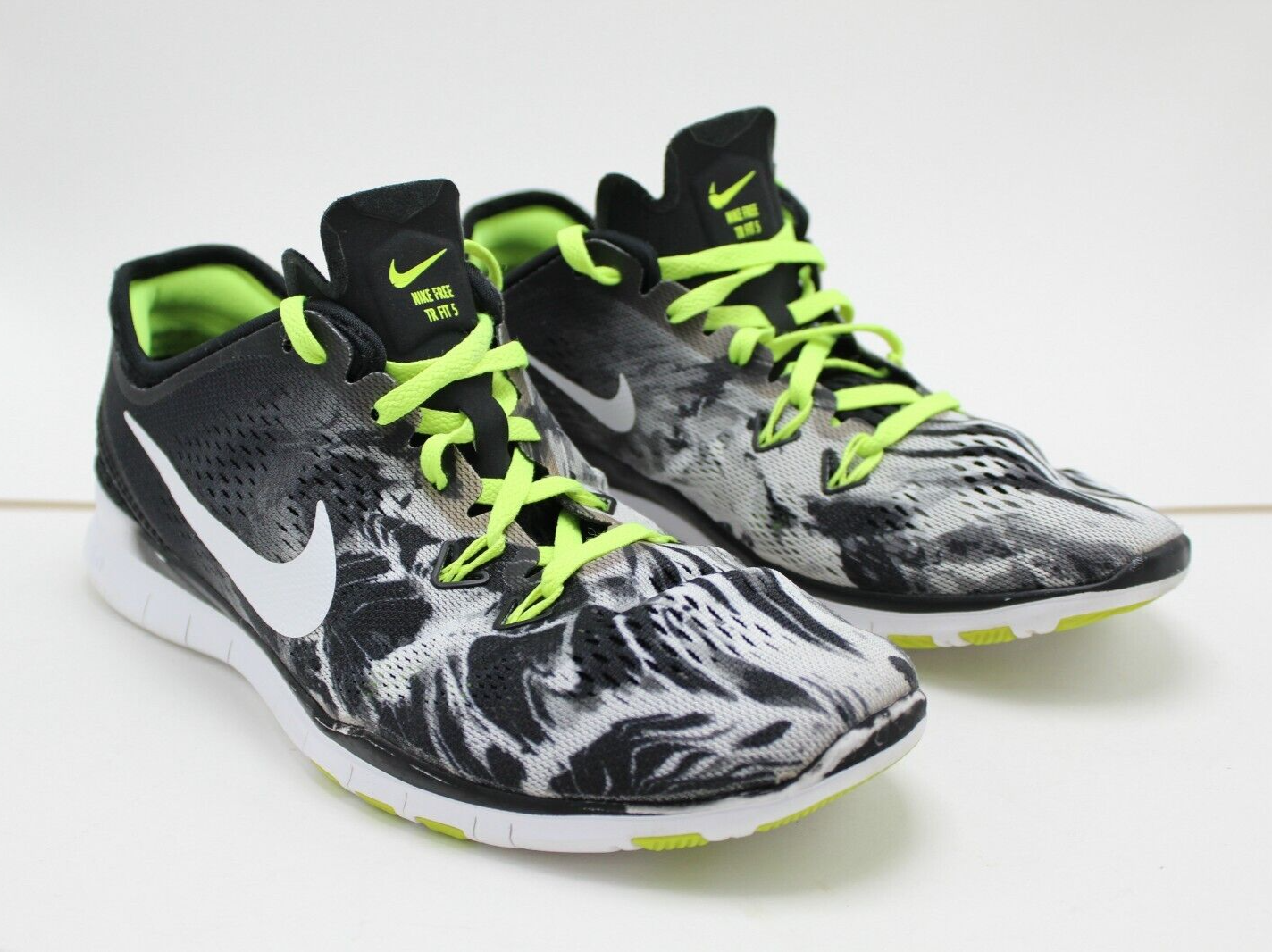 Nike Free 5.0 TR 5 Womens Running Shoes Black Volt 704695-014 8.5 | eBay