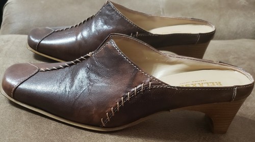 Lavorazione Artigiana Relaxshoe Women's Brown Leather Mule Sz 36 US 7.5 - Picture 5 of 12