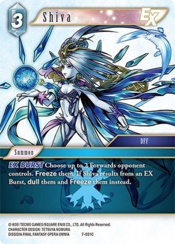 Near Mint FFTCG Shiva EX - 7-031C Opus VII Final Fantasy TCG | eBay