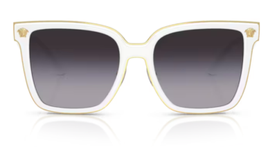 Versace 0VE2278D 314/8G White/Grey Gradient Cat Eye Women