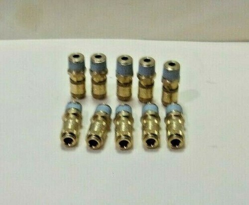(10 Pcs) Parker/Rectus 20KAAN10MPXS, Brass,Low Pressure quick Coupling,1/8 NEW. - Picture 2 of 6