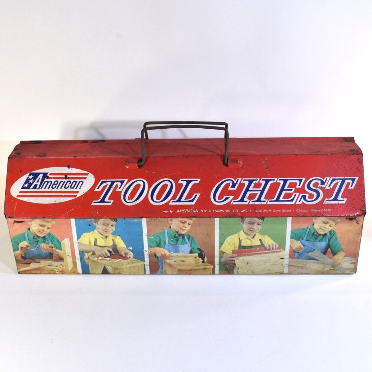 Vintage 1960's American Tool Chest Kids tool box | eBay