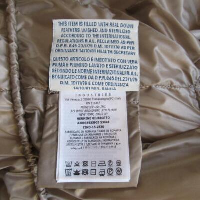 Moncler Hermine Mid-Length Hood Down Puffer Jacket Coat Moncler Hermine Mid-Length Hood Down Puffer Jacket Coat