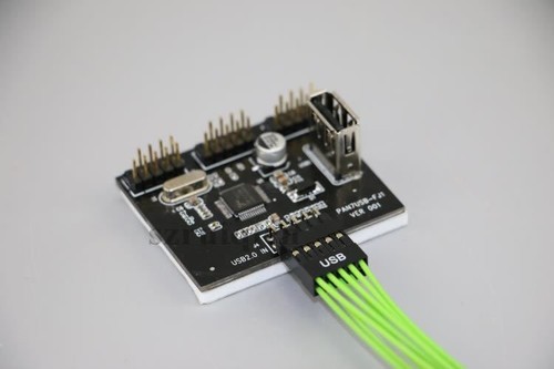 9pin motherboard Header 3x9-Pin male+USB2.0 HUB extension adapter Splitter Board - Picture 2 of 5