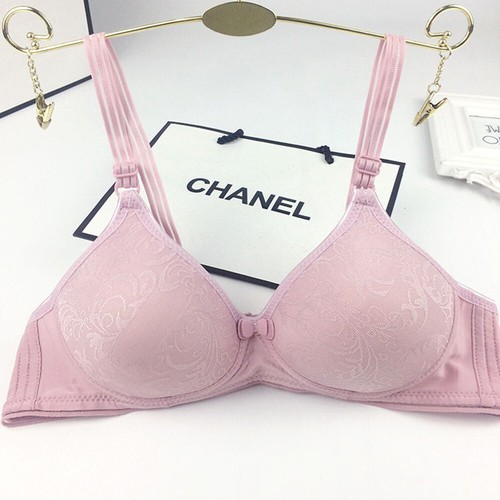 Women Lingerie No Wire Wireless Push-Up Bras Lightly Padded Underwear 30-40AA AB - Picture 8 of 21
