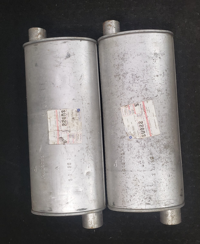 GM 14063795 Exhaust Mufflers Set of 2 '85-'90 C20 C30 G30 K20 C2500 C3500 NOS! - Picture 16 of 17