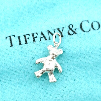 Tiffany & Co. テディベアチャーム シルバー Tiffany & Co. 925 Sterling Silver Teddy Bear Charm Pendant | eBay