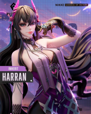 3D Print Unpainted 1/4 Scale Nikke :Harran Unassembled White Resin