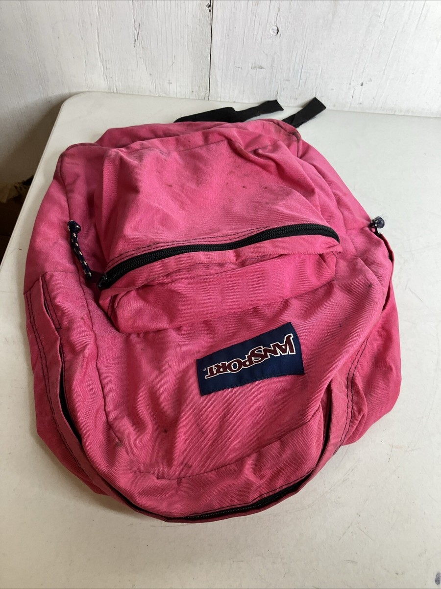 00s JANSPORT BACK PACK y2k アーカイブ Jansport Shocker Pink Backpack Super Break VINTAGE Y2K 90s