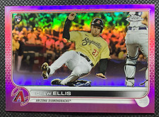 2022 Topps Chrome Drew Ellis RC Pink Refractor Rookie Card - Arizona