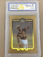 1993 Bleachers 23KT Barry Bonds Gold Border /10000 WCG 10 Gem Mint