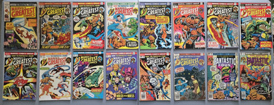 Silver Age Marvel s Greatest Comics #23, 39 Lot - FF Keys Galactus Black Panther