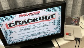 NES ~ CRACKOUT ~ Nintendo Game 3 Screw NES-37-AUS Game Cart Only Pal A