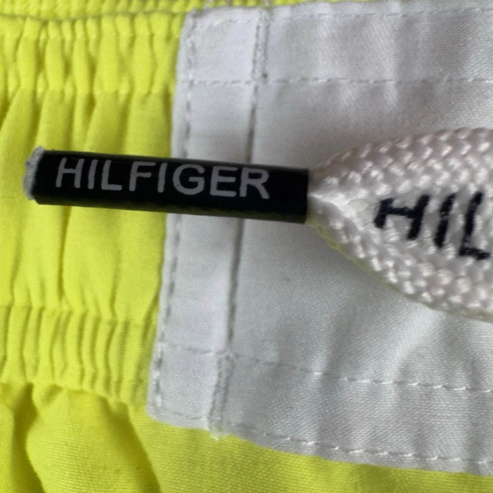 Tommy Hilfiger Bañador Niños Mediano Amarillo Cordón Malla Traje de Baño UPF Juvenil Foto 3 de 4