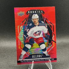 2022-23 Upper Deck Allure #137 Trey Fix-Wolansky Red Rainbow