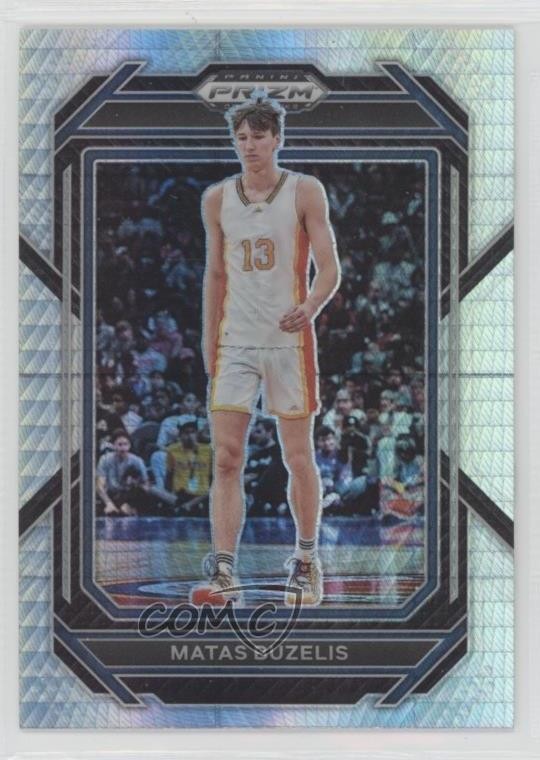 2023-24 Panini Prizm Draft Picks Hyper Prizm Matas Buzelis #13 1c5x