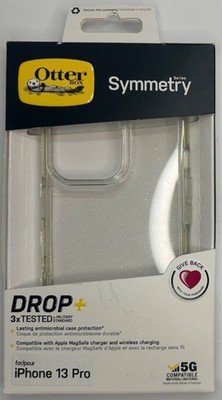 OtterBox Symmetry Series Clear Antimicrobial Case For iPhone 13 Pro Drop+