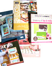 Lot of Stampin Up Idea Book and Catalogs + Treasury 650 Tips & Tricks Cardmaking