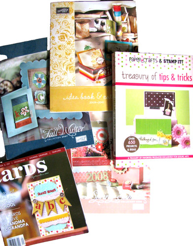 Lot of Stampin Up Idea Book and Catalogs + Treasury 650 Tips & Tricks Cardmaking