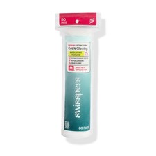 Swisspers Premium Exfoliating Rounds, 2 Distinct 80 Count Pack of 1 , White