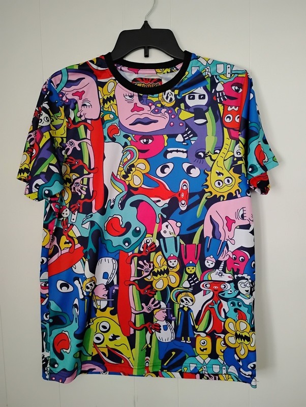 Drill Clothing Fresh Prints Tokyo Graphic T Shirt Medium Men's 