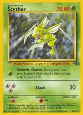 Pokémon Scyther JU-26 Rare Englisch Poor