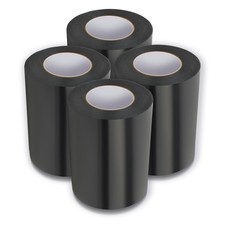 Wrestling Mat Tape 4 Rolls - Gym Mat Tape 4''x 66' Heavy Duty, Black, 7 Mil, ...