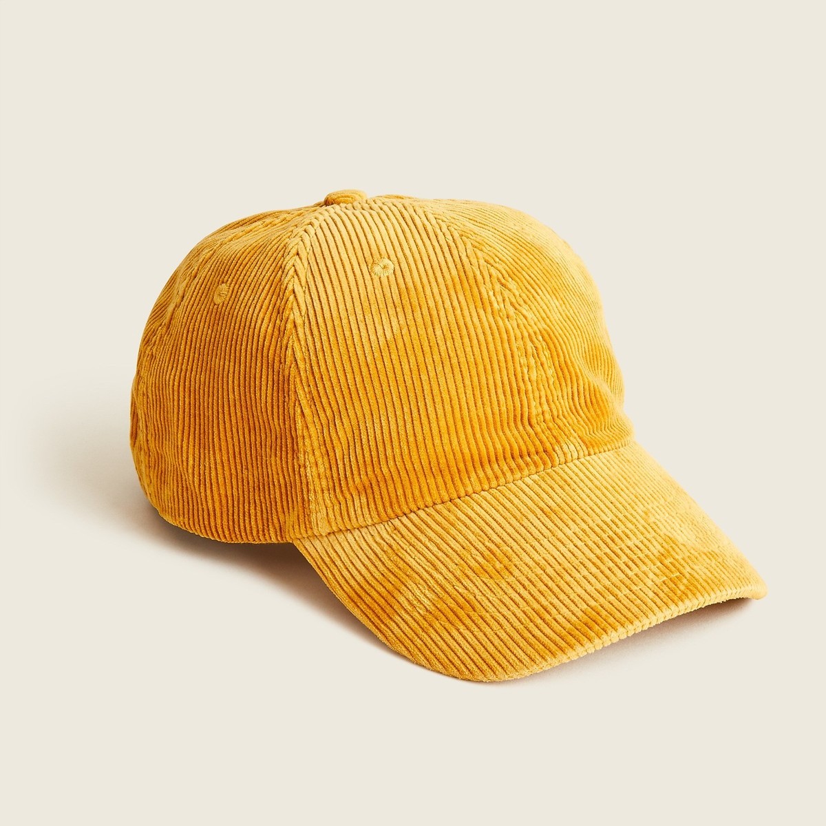 NWT J.Crew Garment-dyed corduroy baseball cap, rich gold | eBay