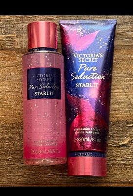 Victoria's Secret Pure Seduction Starlit Mist & Lotion Set 8.4 fl oz/8 fl oz