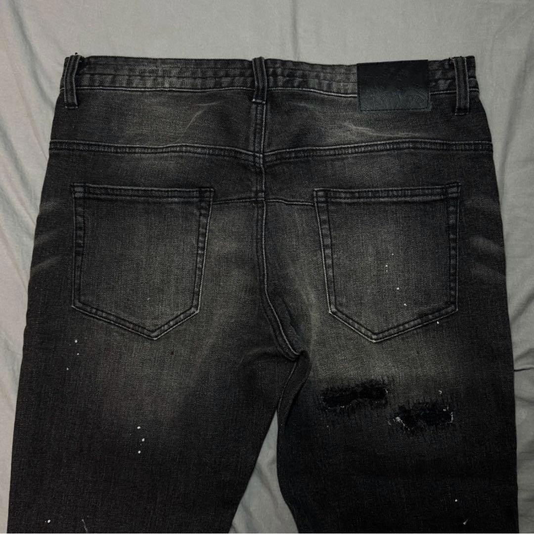 NUMBER (N)INE loveless Denim Jeans Black - Gem