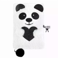 5906601700798 PamięTnik Pluszowy Z KłóDką Panda Derform Derform