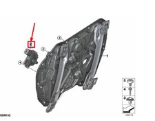 BMW F40 Fensterhebermotor vorne rechts 61355A02D62 NEU Original