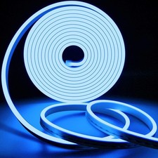 12v Neon Sign Flexible Led Strip Rope Diy Lights Silicone Tube Waterproof 1m-5m