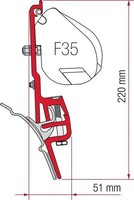 Fiamma Kit Brandrup VW T4 Multivan Markisenadapter F45, F35